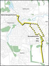 Linjeplan for Odenses 1. letbaneetape